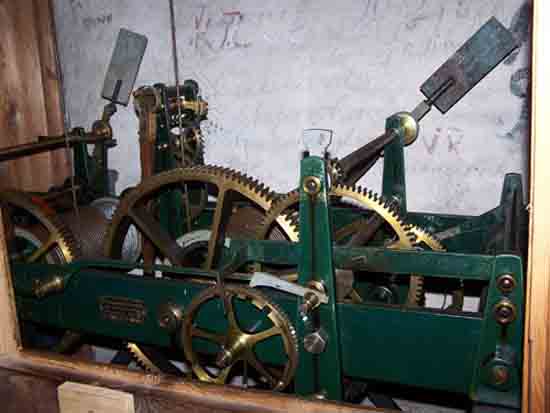 Interieur-Toren De machinekamer voor alle drie de wijzerplaten<br><br> 0160_Urbanuskerk_Bovenkerk_2384.jpg