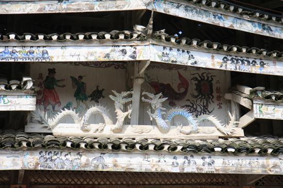 Rongjiang Detail van de pagode / drum tower<br><br> 1010_1830.jpg