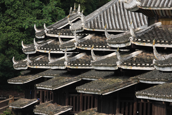 Chengyang Detailopname van een Regen en Wind brug<br><br> 1480_2121.jpg