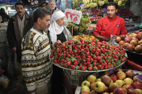 Alexandrie2 Verse aardbeien op prachtige avondmarkt - Alexandria 0420-Alexandrie-markt-2018.jpg