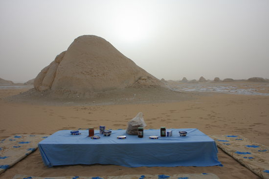 White-Desert Ontbijtl<br>The White Desert northeast of Farafra 0810-White-Dessert-near-Farafra-2590.jpg