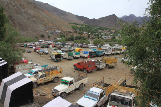 Kargil Kargil<br>Distributiecentrum langs de rivier<br><br> 1840-Kargil-Ladakh-3889.jpg