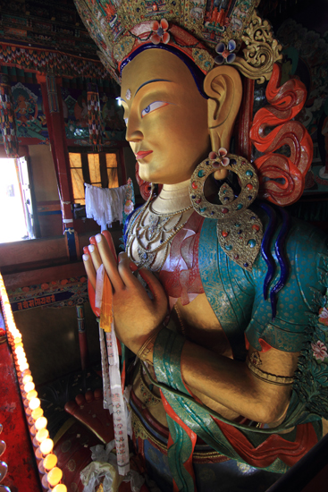 Thikse Behalve de puja beleefd te hebben ook weer mooie beelden kunnen bewonderen<br><br> 2840-Thikse-Thiksay-Ladakh-4614.jpg