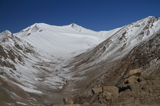 Khardung-La Gletscher bij de Khardung La pas<br><br> 3590-Khardung-La-Pass-Ladakh-5002.jpg