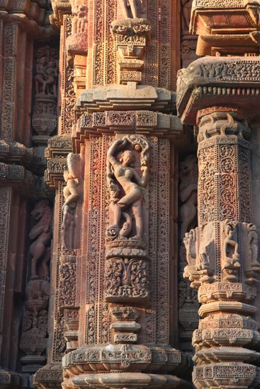 Bhubaneshwar Nice carvings Prachtig beeldhouwwerkgeaccentueerd door het mooie avondlicht 2020_4349.jpg