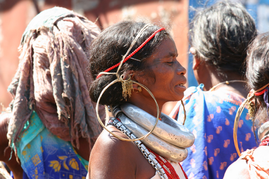 Adivasi-Tour5 Ghadaba woman at Sogura market Adivasi - OrissaGhadaba vrouw op de markt van Sogura 2900_5146.jpg