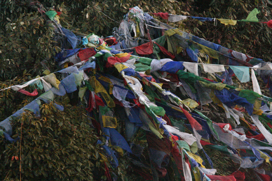 Darjeeling Gebedsvlaggen op Tiger Hill - Darjeeling<br><br> 0080_3347.jpg