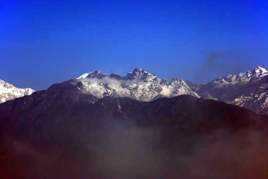 Pelling Imponerend uitzicht op Kanchenjunga en omgeving vanuit Pelling<br><br> 0265_3512.jpg