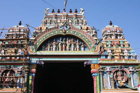Madurai Detail van de gevel boven de ingangspoort  IMG_6598.jpg
