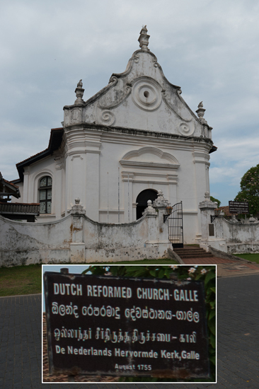 Galle Nederlands Hervormde kerk  Oorspronkelijk 1640, herbouwd 1755-0500