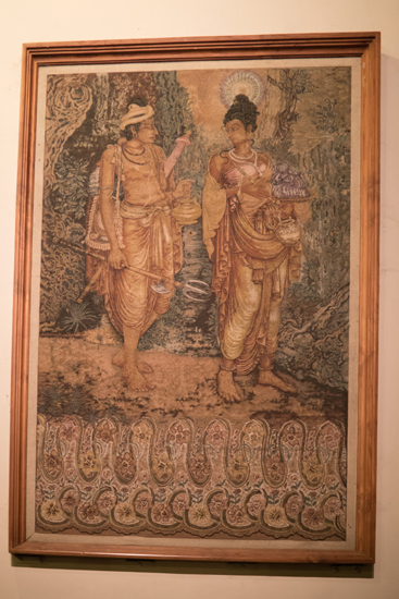 Kandy Tempel van de Tand  Een van de vele mooie schilderijen-2370