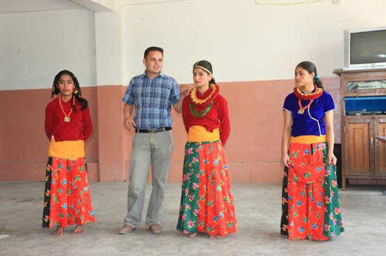 Leerlingen van de  Vajra Academy in de Kathmandu Vallei ondersteund door de Vajra Foundation Holland-0350