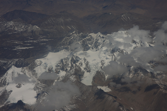 Prachtig uitzicht op de Himalaya tijdens de vlucht  van Kathmandu-Nepal naar Lhasa-Tibet-0830