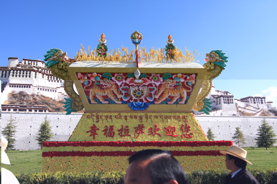 Potala Paleis in Lhasa Tibet-1040