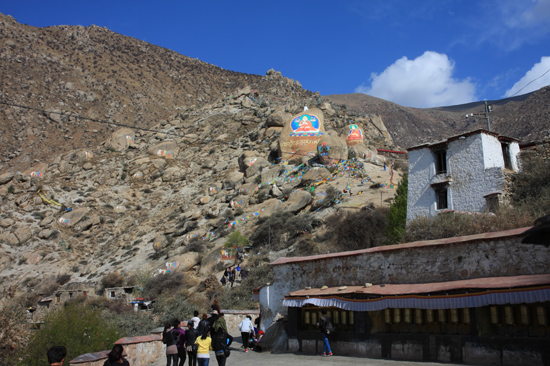 Drepung klooster - 8 km ten westen van Lhasa. Een van de grootste kloosters ter wereld (1416)-1070